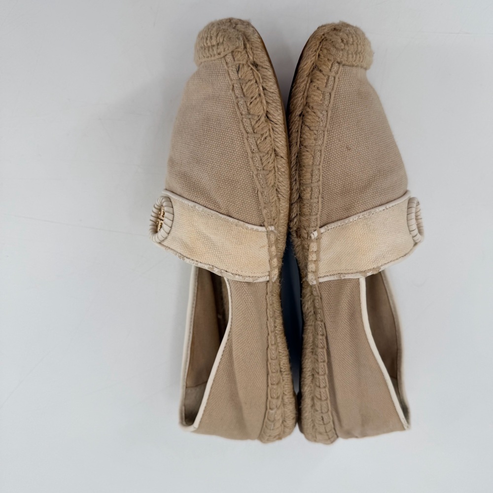Tory Burch Espadrille Flats Shoes Size 7 FLAWS - Picture 6 of 8